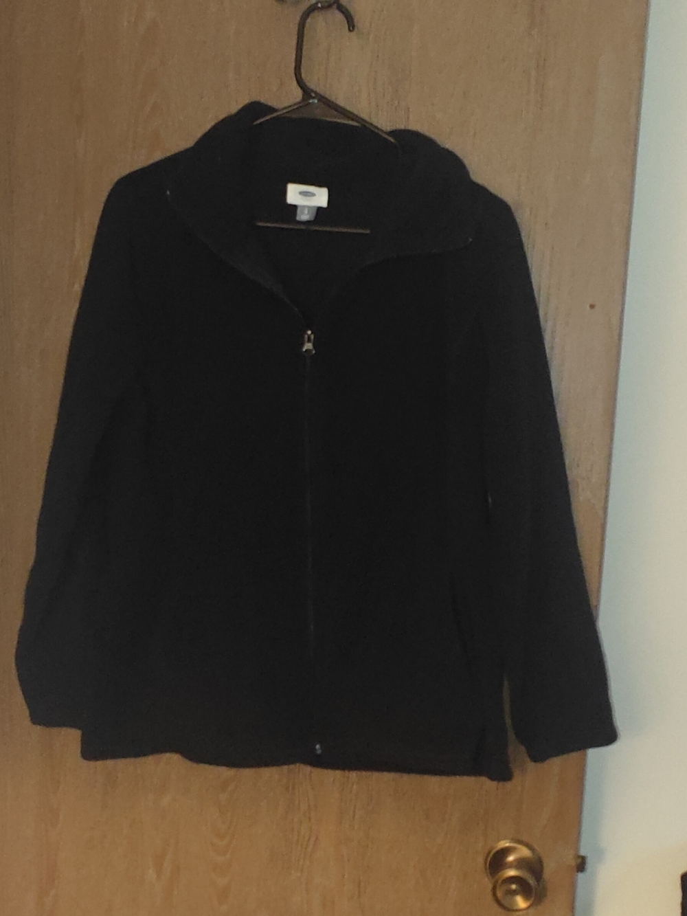 Black Full-Zip Women's Jacket with Hood